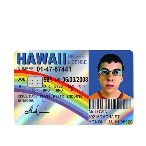 McLovin Card Skin